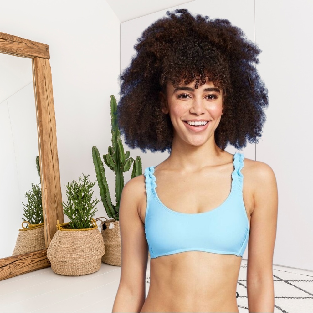 Wild Fable Ruffle Strap Swim Bikini Top - Picture 2 of 11